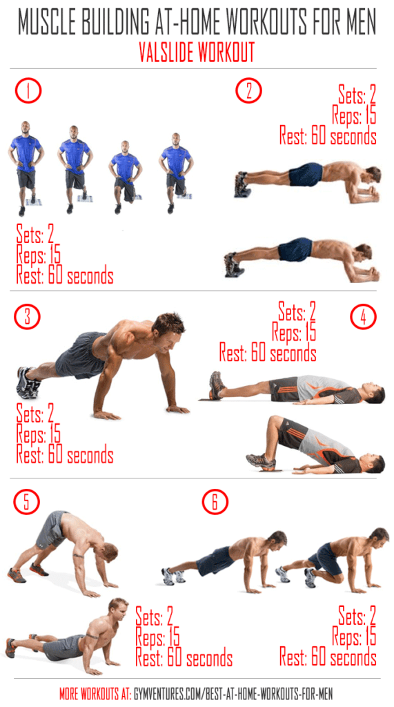 Best At Home Workouts For Men With Infographics